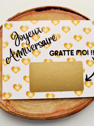 Carte à Gratter Anniversaire
